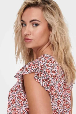 Only Camisas E Blusas-Camisa Sem Mangas Com Gola Redonda