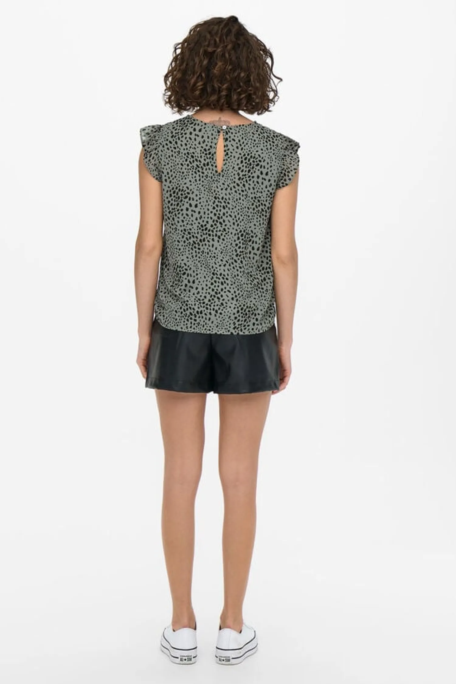 Only T-Shirts-Camisa Sem Mangas Com Gola Redonda