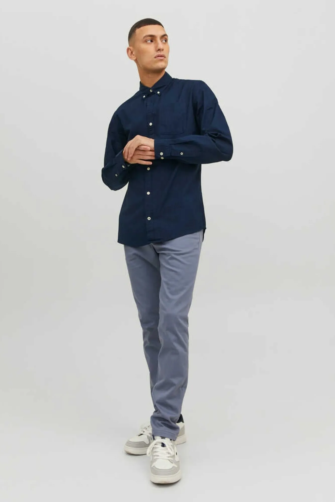 Jack & Jones Camisa Simples Marinho New