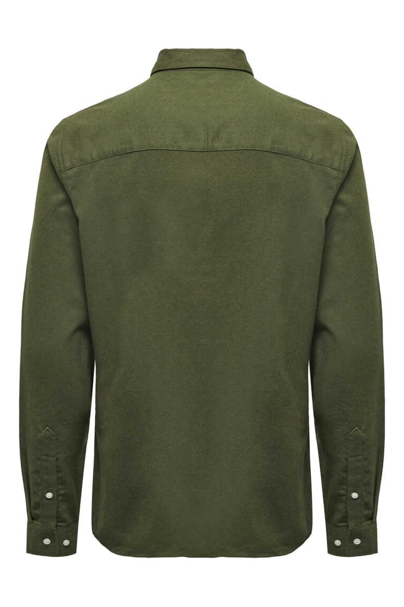 Only & Sons Camisa Slim Fit Verde Clearance