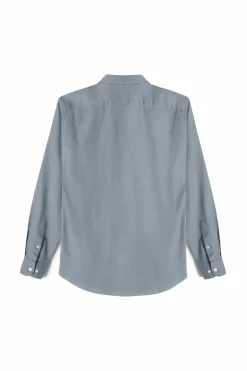 Ooto Camisa Slim Linho Cinzento Outlet