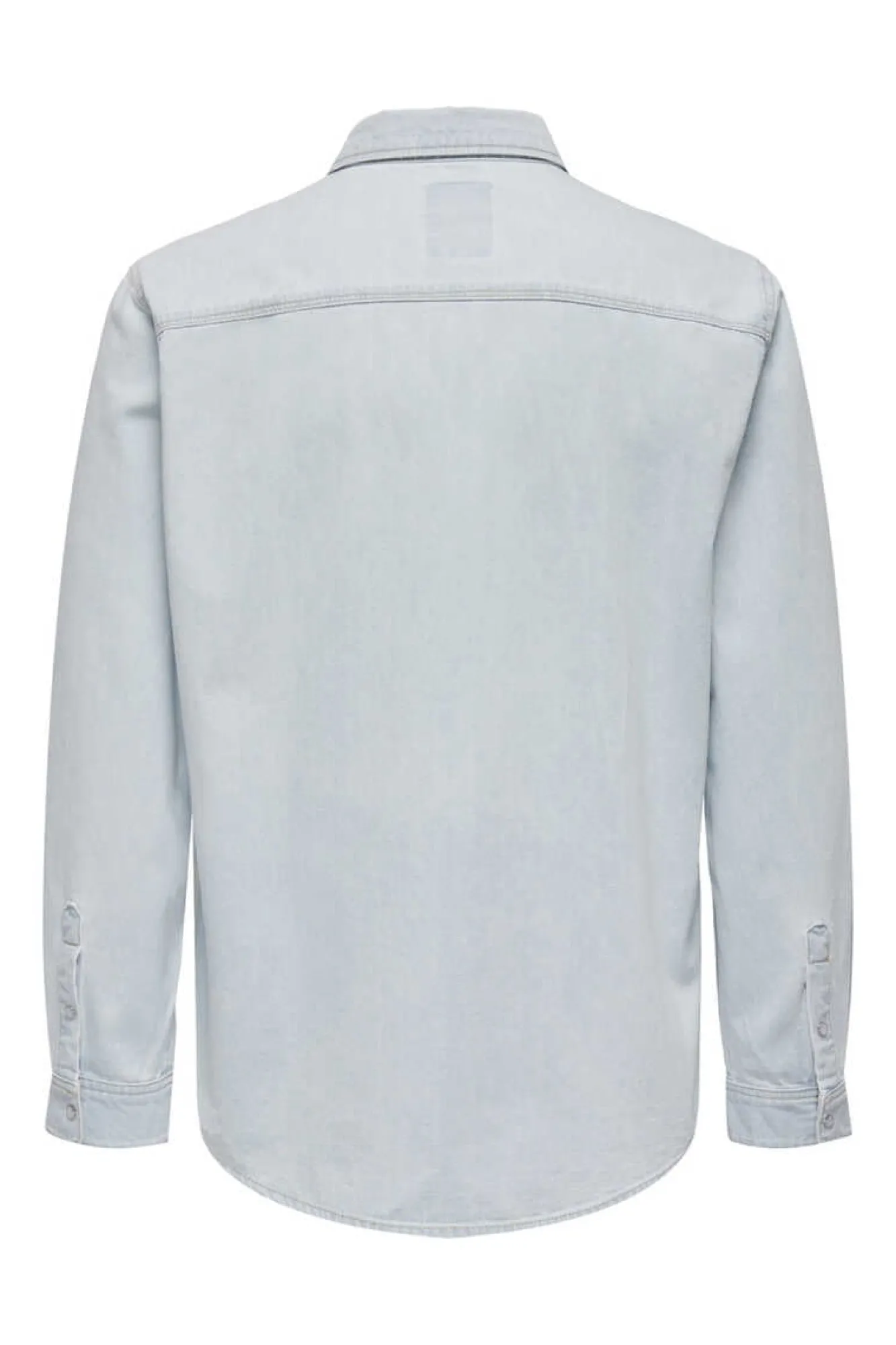 Only & Sons Camisa Tecido Denim Mix Azul Outlet