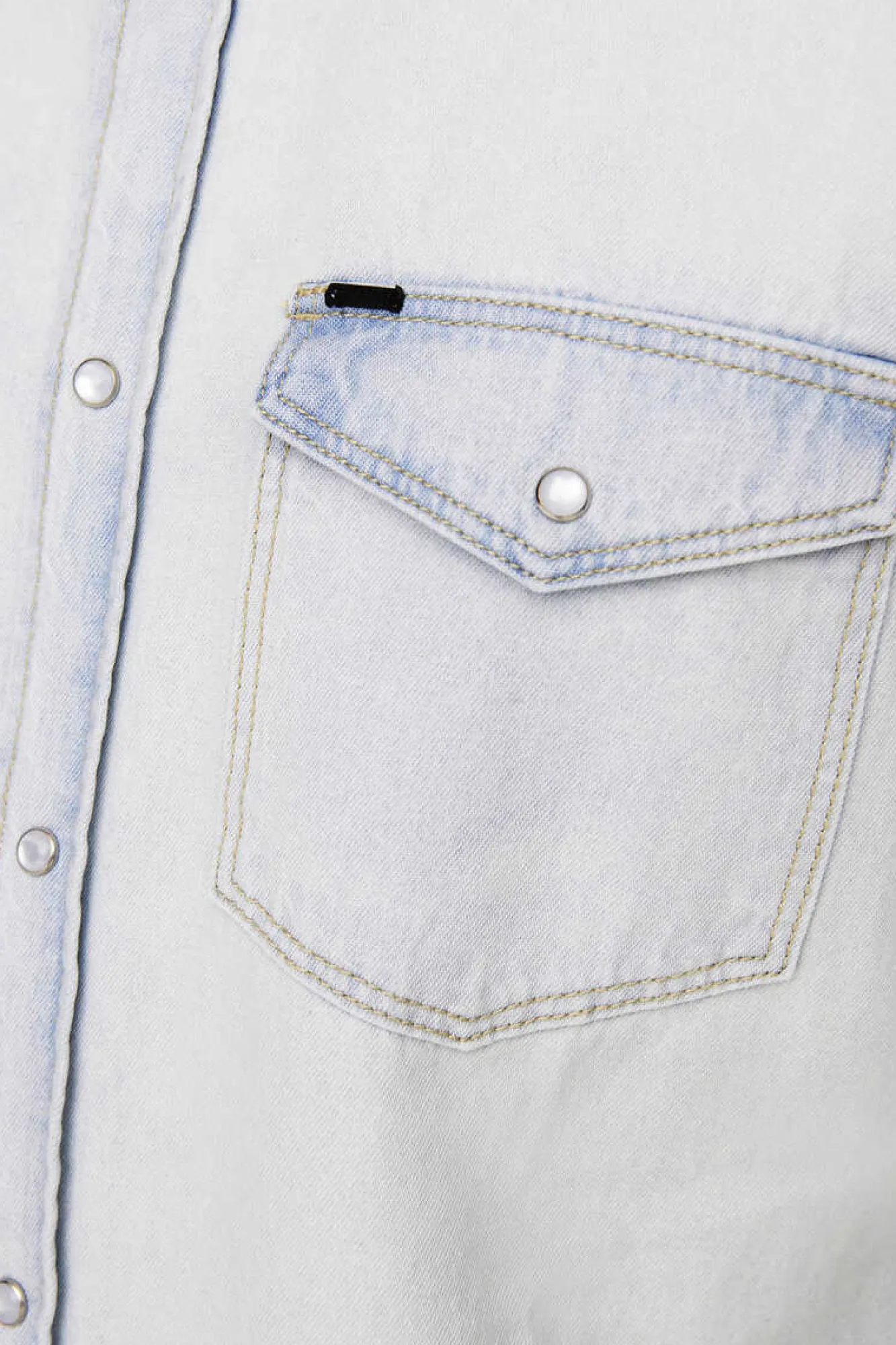 Only & Sons Camisa Tecido Denim Azulado Clearance