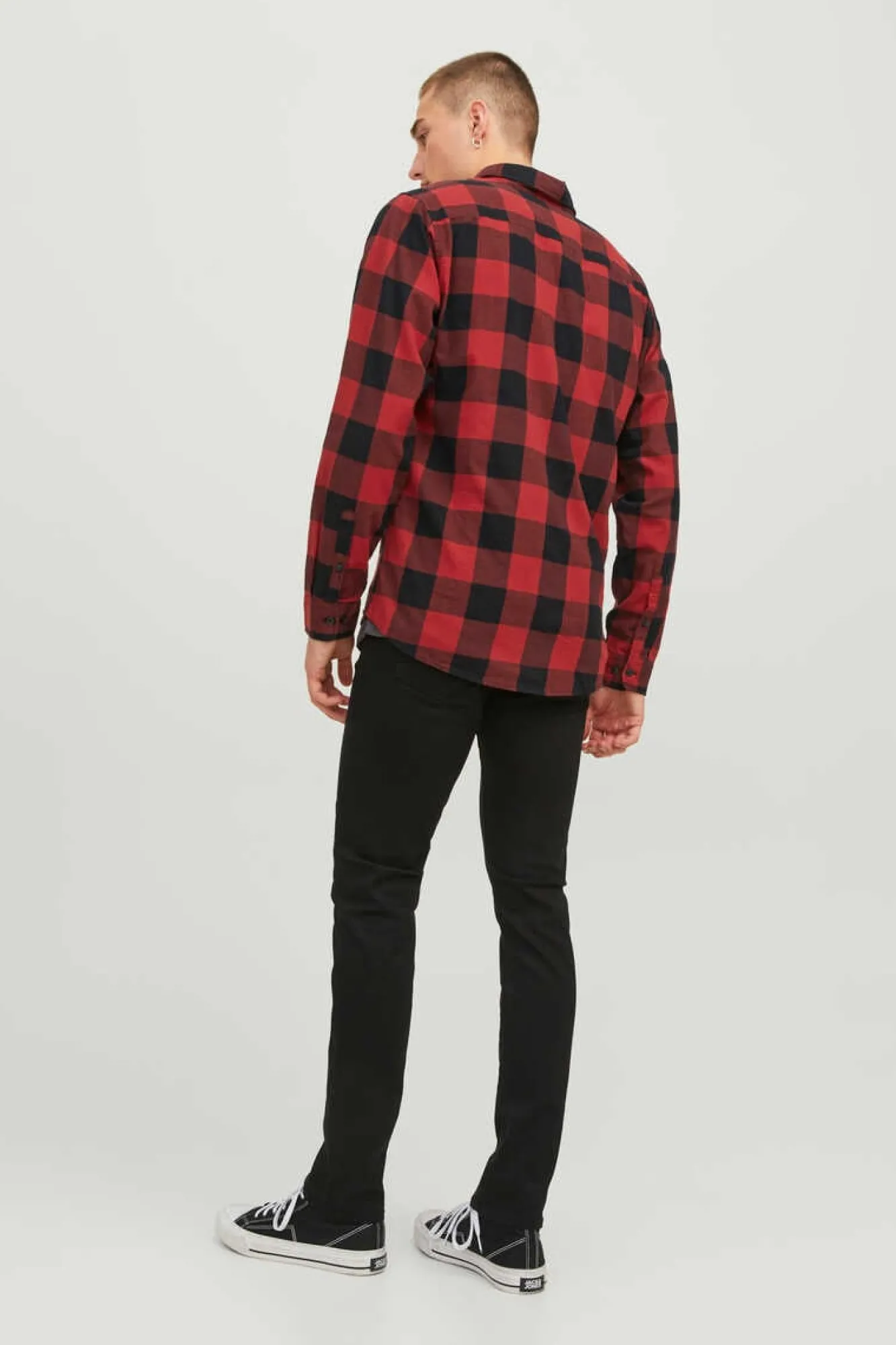 Jack & Jones Camisa Xadrez Red New