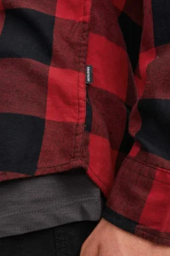 Jack & Jones Camisa Xadrez Red New