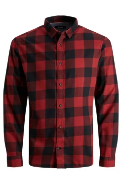 Jack & Jones Camisa Xadrez Red New