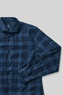 Camisa Xadrez Lavada Slim Fit