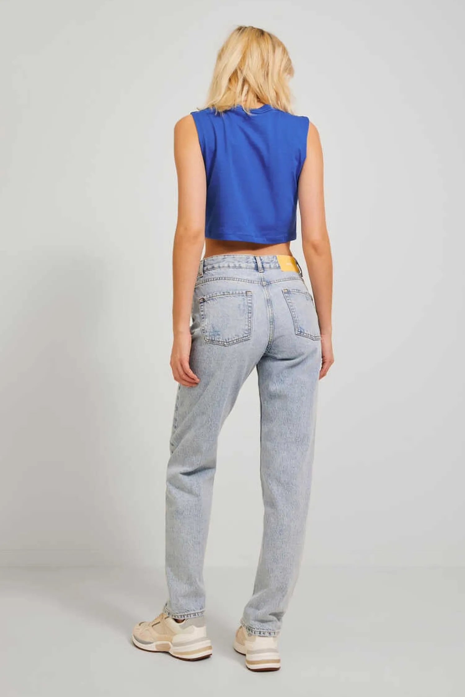 Jack & Jones T-Shirts-Camiseta Crop Sin Mangas