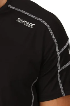 Regatta Camiseta Virda Iii Preto Discount