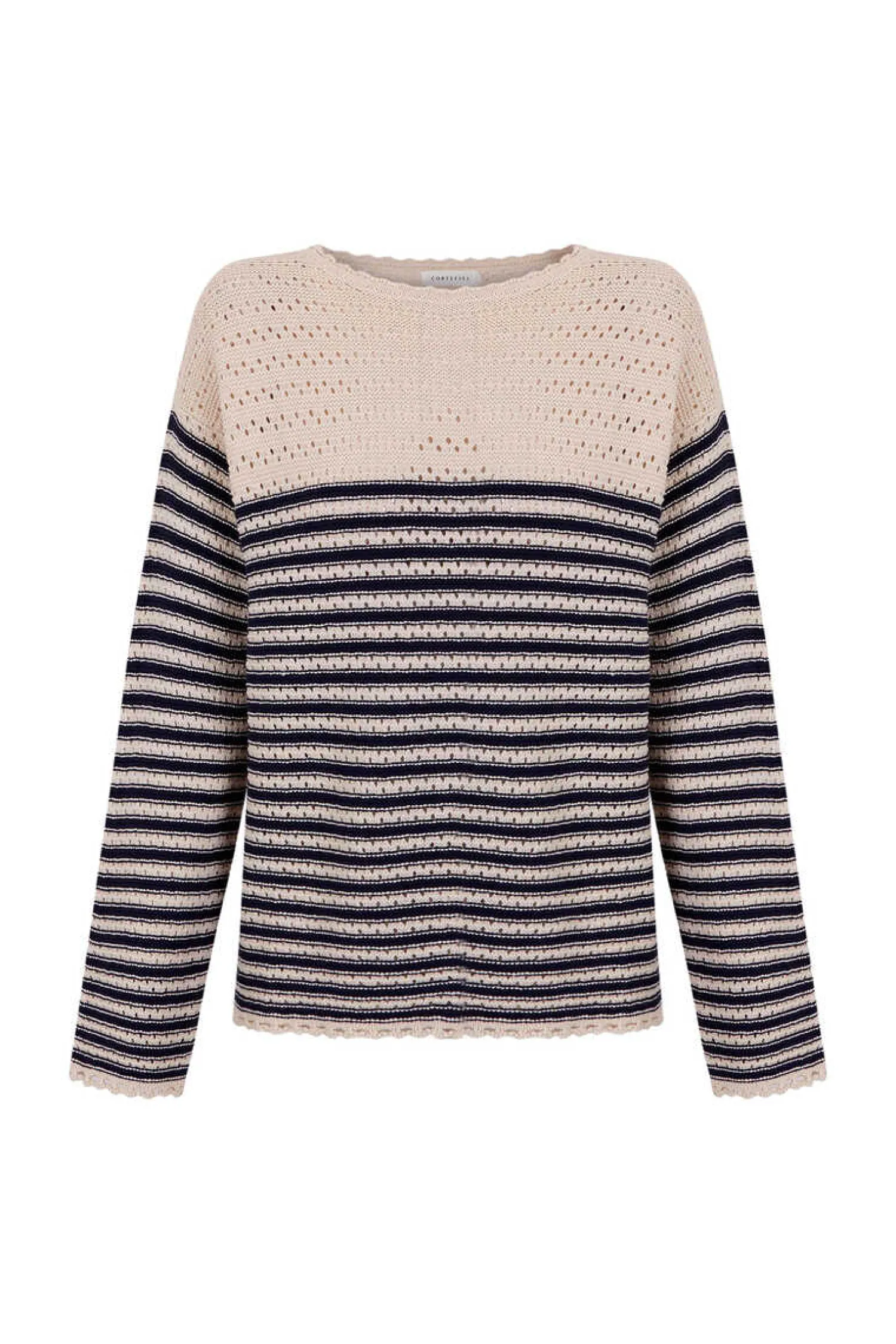 Cortefiel Sueteres E Cardigans-Camisola Algodao Bci