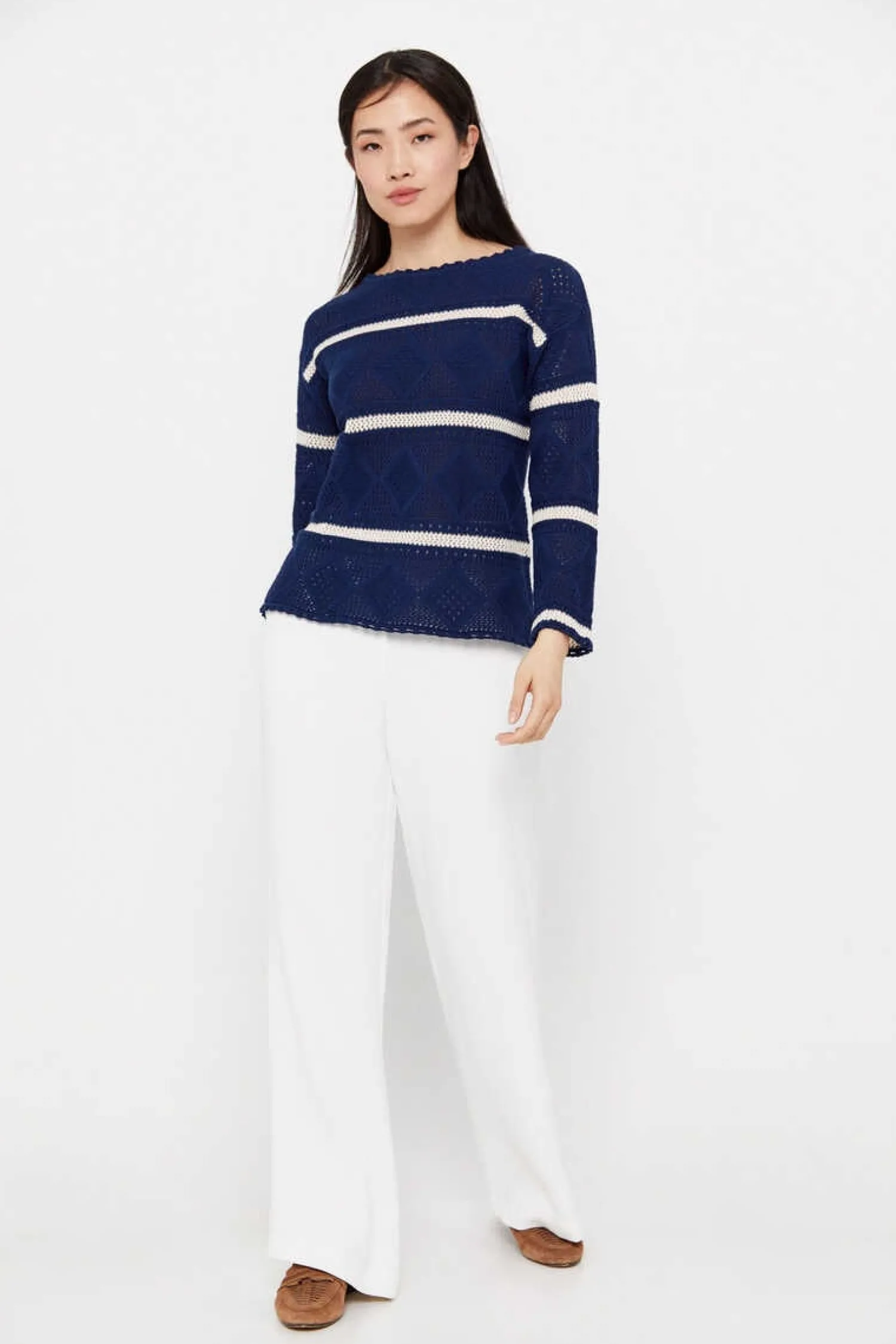 Cortefiel Sueteres E Cardigans-Camisola Algodao Bci