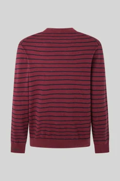 Pepe Jeans Camisola Algodao Riscas Vermelho Best