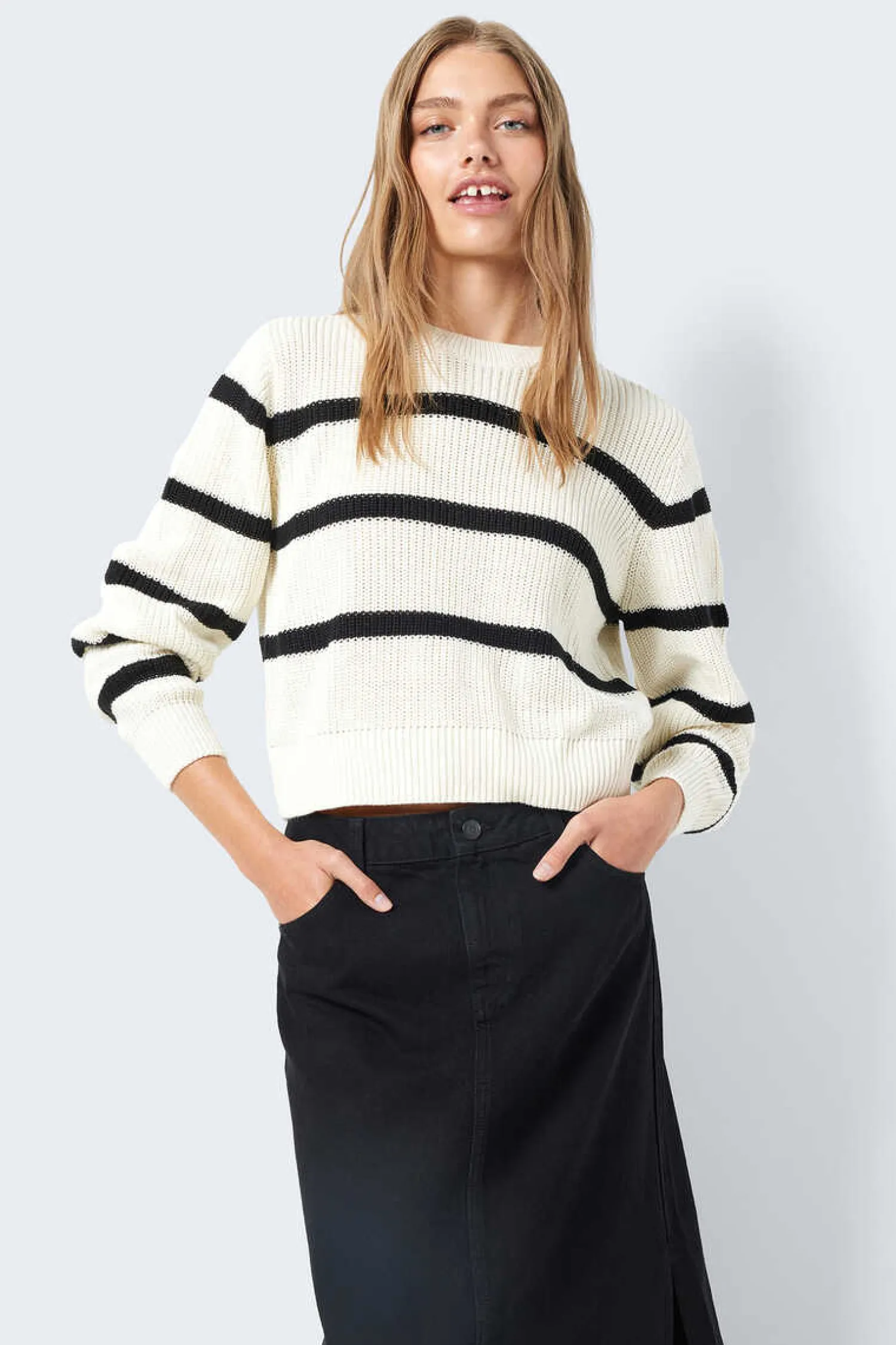 Noisy May Sueteres E Cardigans-Camisola As Riscas