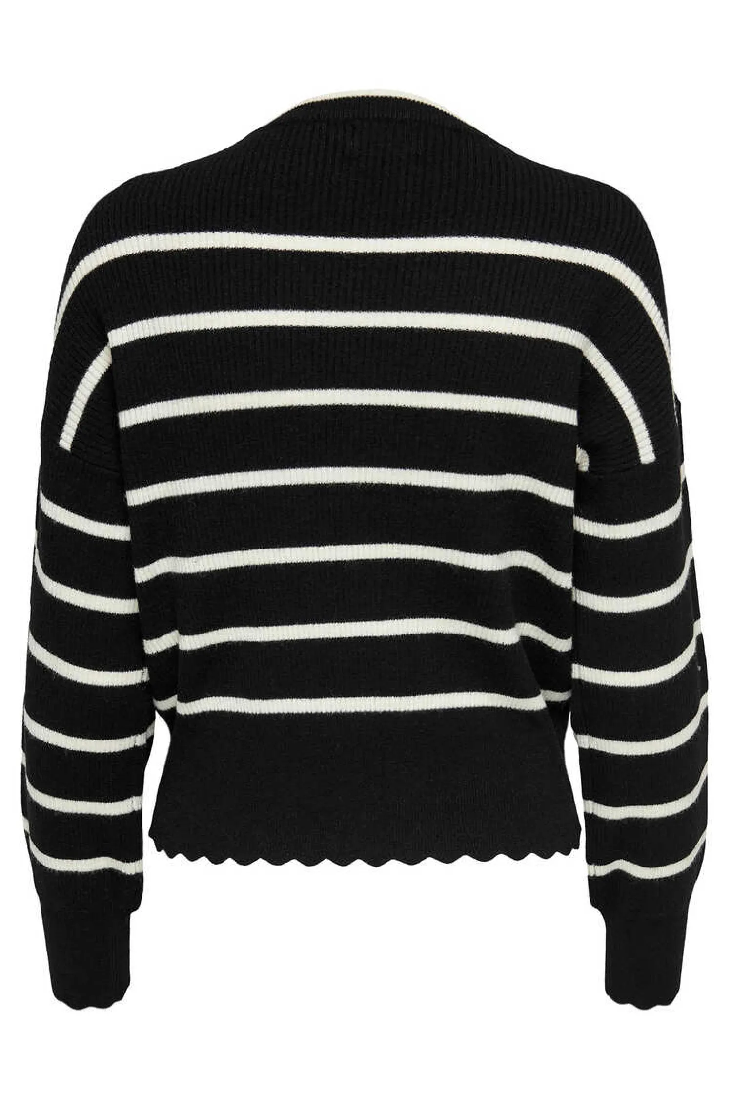 Only Sueteres E Cardigans-Camisola As Riscas Gola Redonda