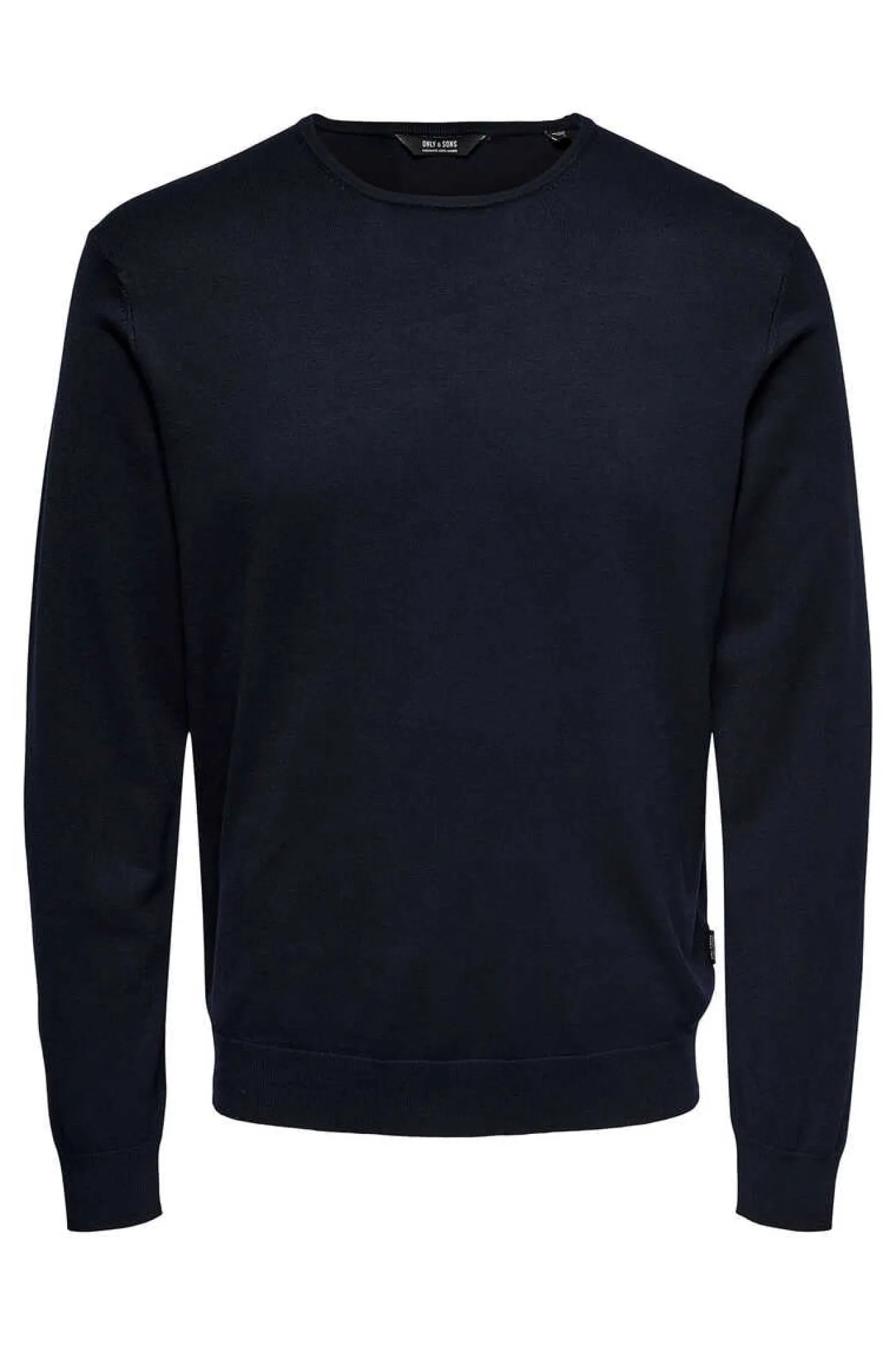 Only & Sons Camisola Basica Com Gola Caixa Marinho New