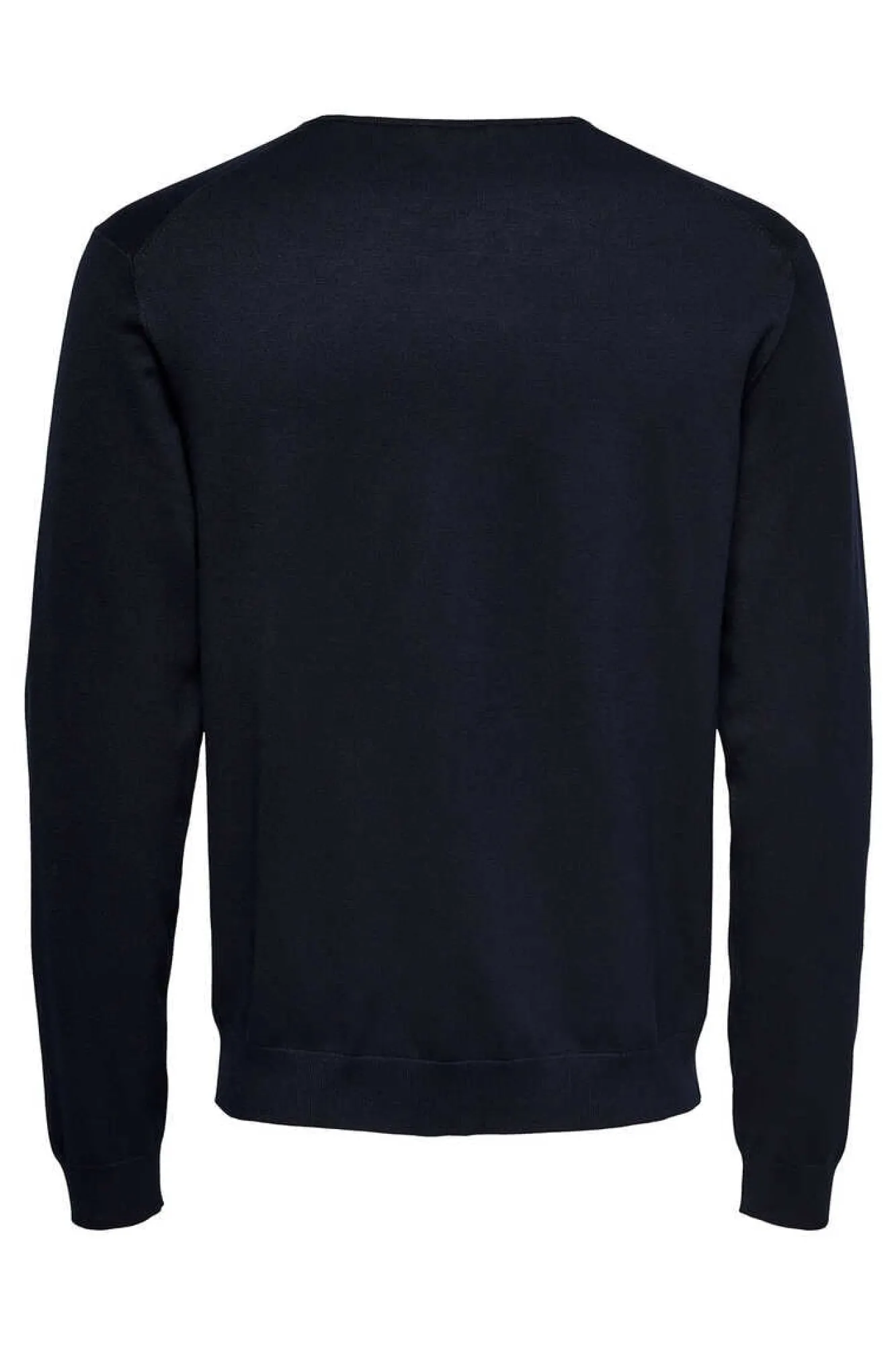 Only & Sons Camisola Basica Com Gola Caixa Marinho New