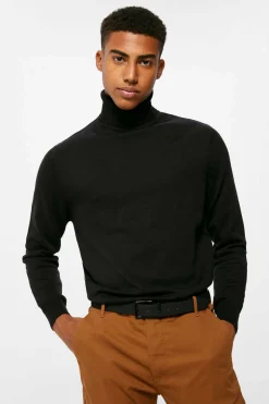 Springfield Camisola Basica Gola Cisne Preto Clearance