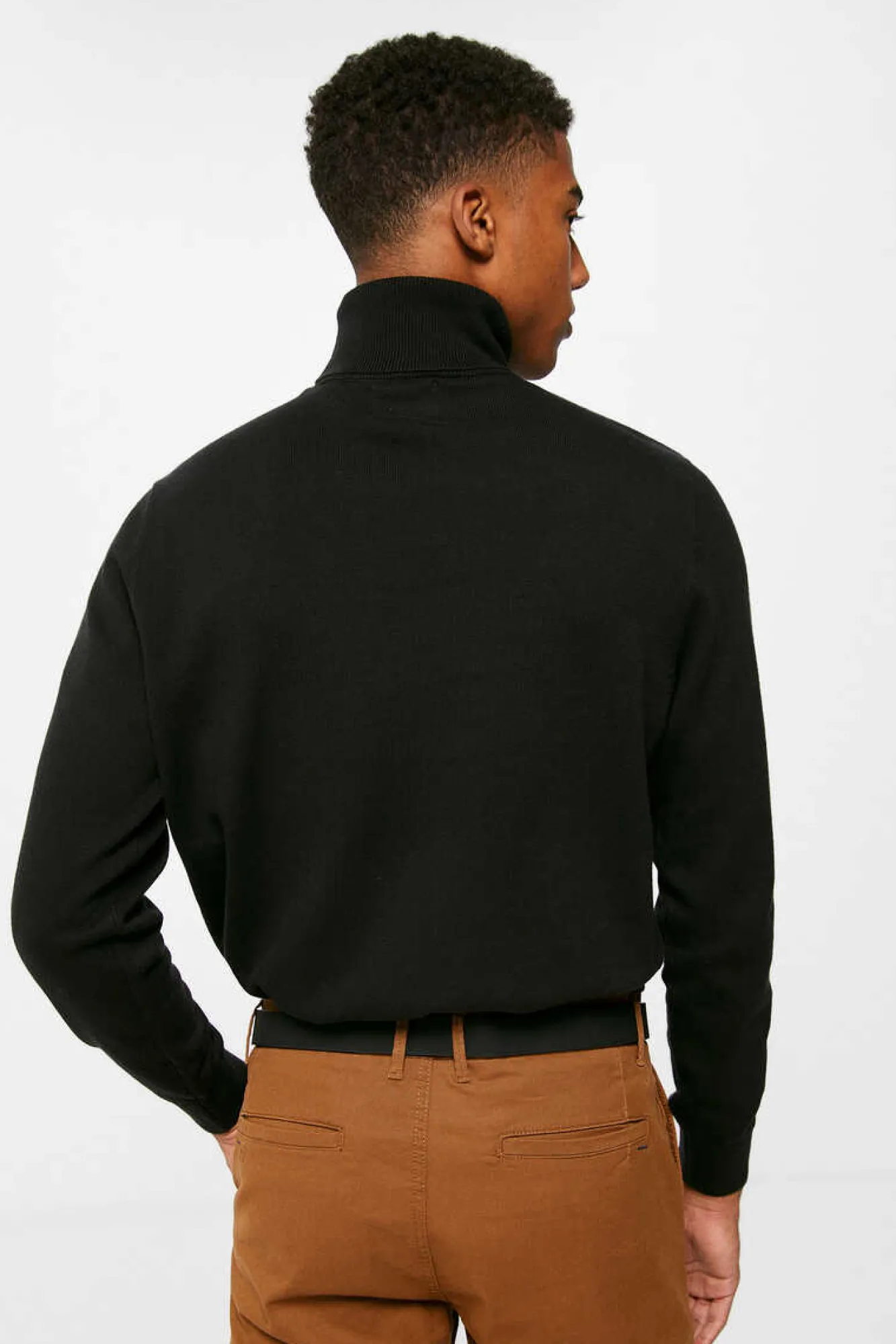 Springfield Camisola Basica Gola Cisne Preto Clearance