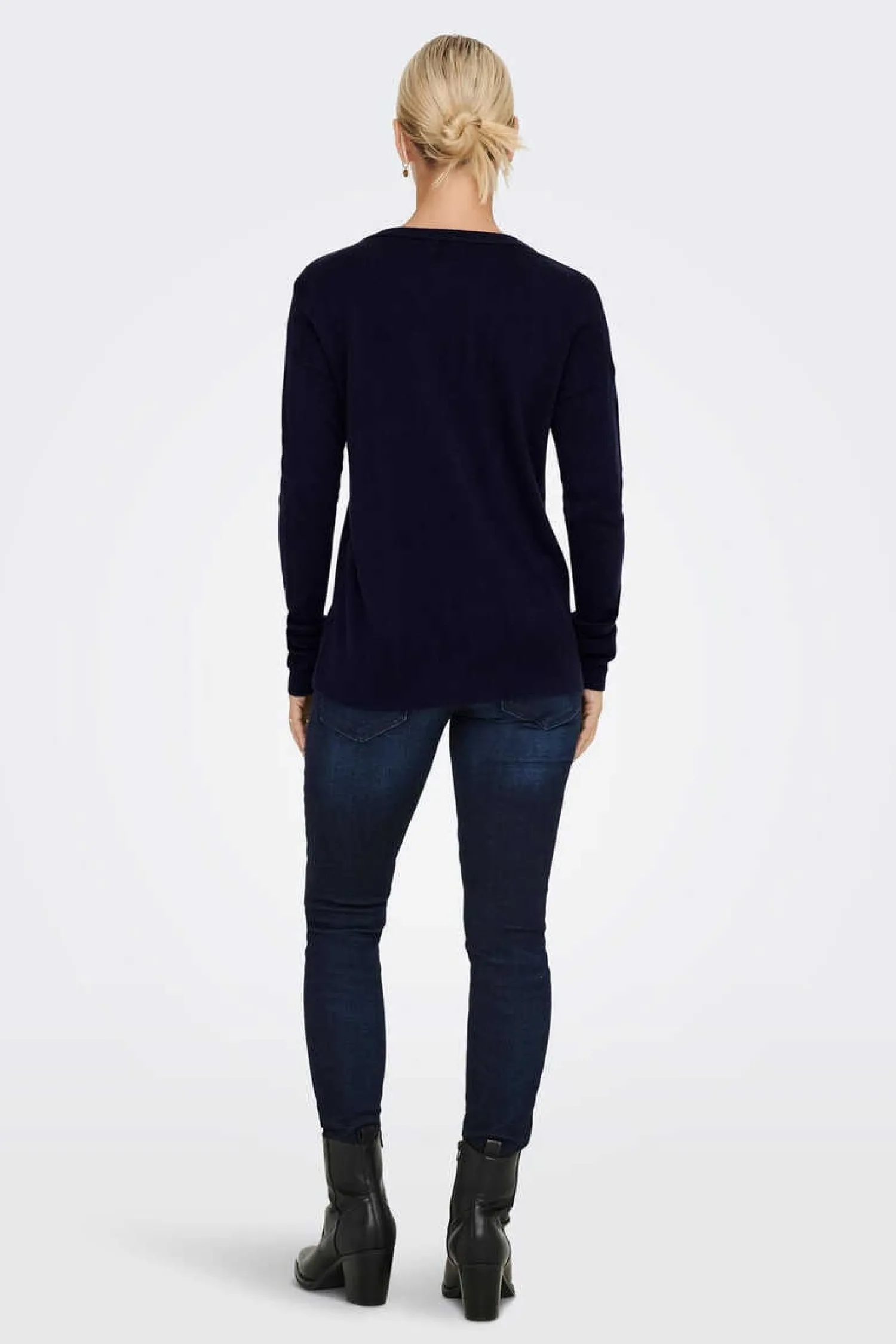 Only Sueteres E Cardigans-Camisola Bico Gola De Renda