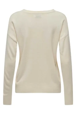 Only Sueteres E Cardigans-Camisola Bico Gola De Renda