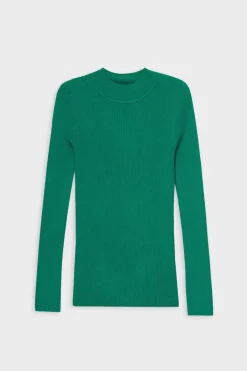 Inside Sueteres E Cardigans-Camisola Canelada Gola Alta