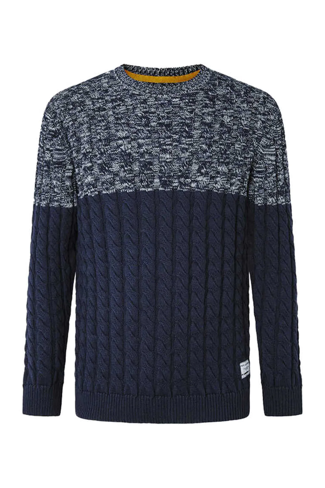 Pepe Jeans Camisola Color Block Malha Trancada Marinho Online