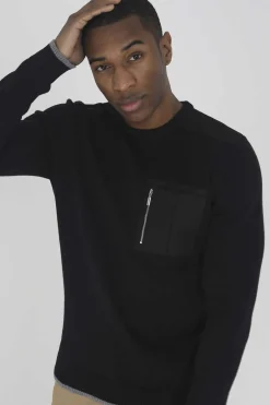 Camisola Com Bolso Com Fecho-Eclair