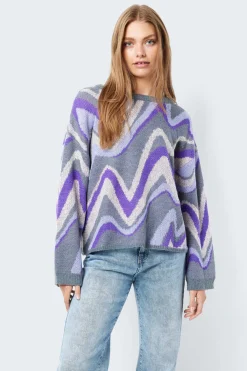 Noisy May Sueteres E Cardigans-Camisola Com Detalhes Em Tecido