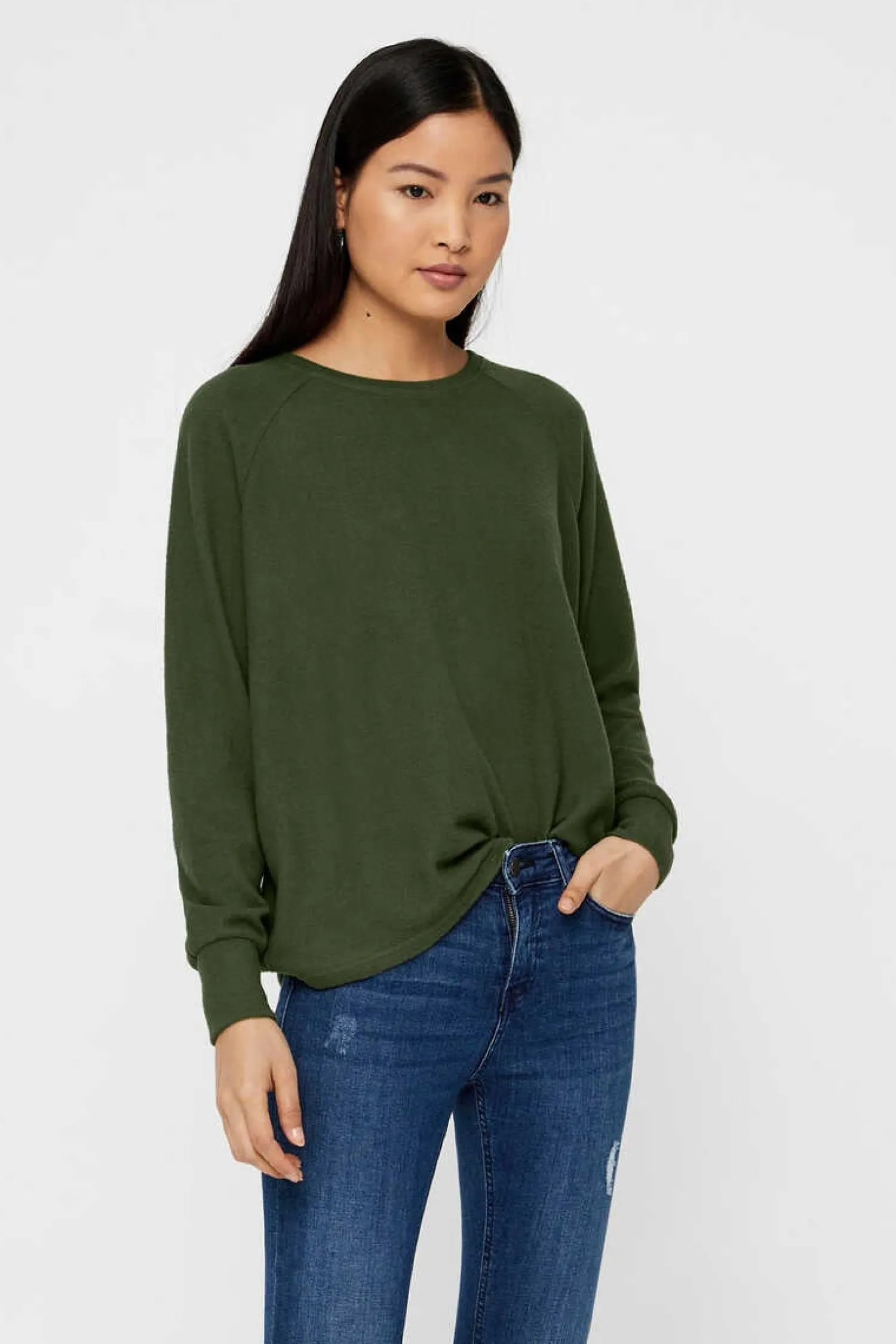 Noisy May Sueteres E Cardigans-Camisola Com Fecho-Eclair Traseiro