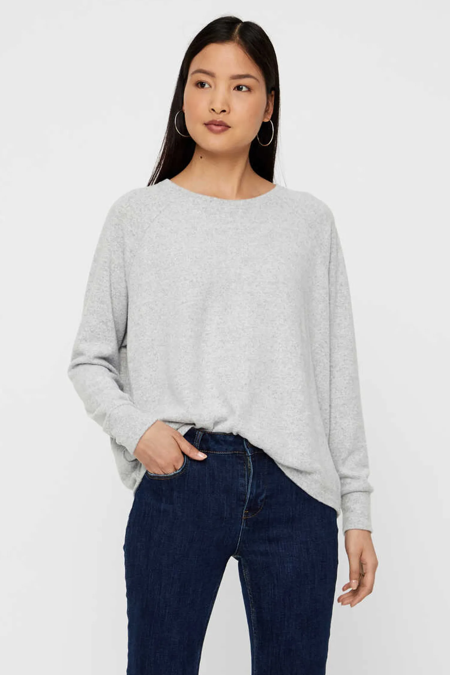 Noisy May Sueteres E Cardigans-Camisola Com Fecho-Eclair Traseiro