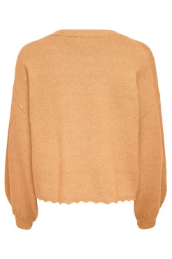 Only Sueteres E Cardigans-Camisola Com Malha Debruada