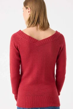 Inside Sueteres E Cardigans-Camisola De Decote Em Bico