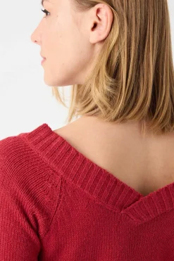 Inside Sueteres E Cardigans-Camisola De Decote Em Bico