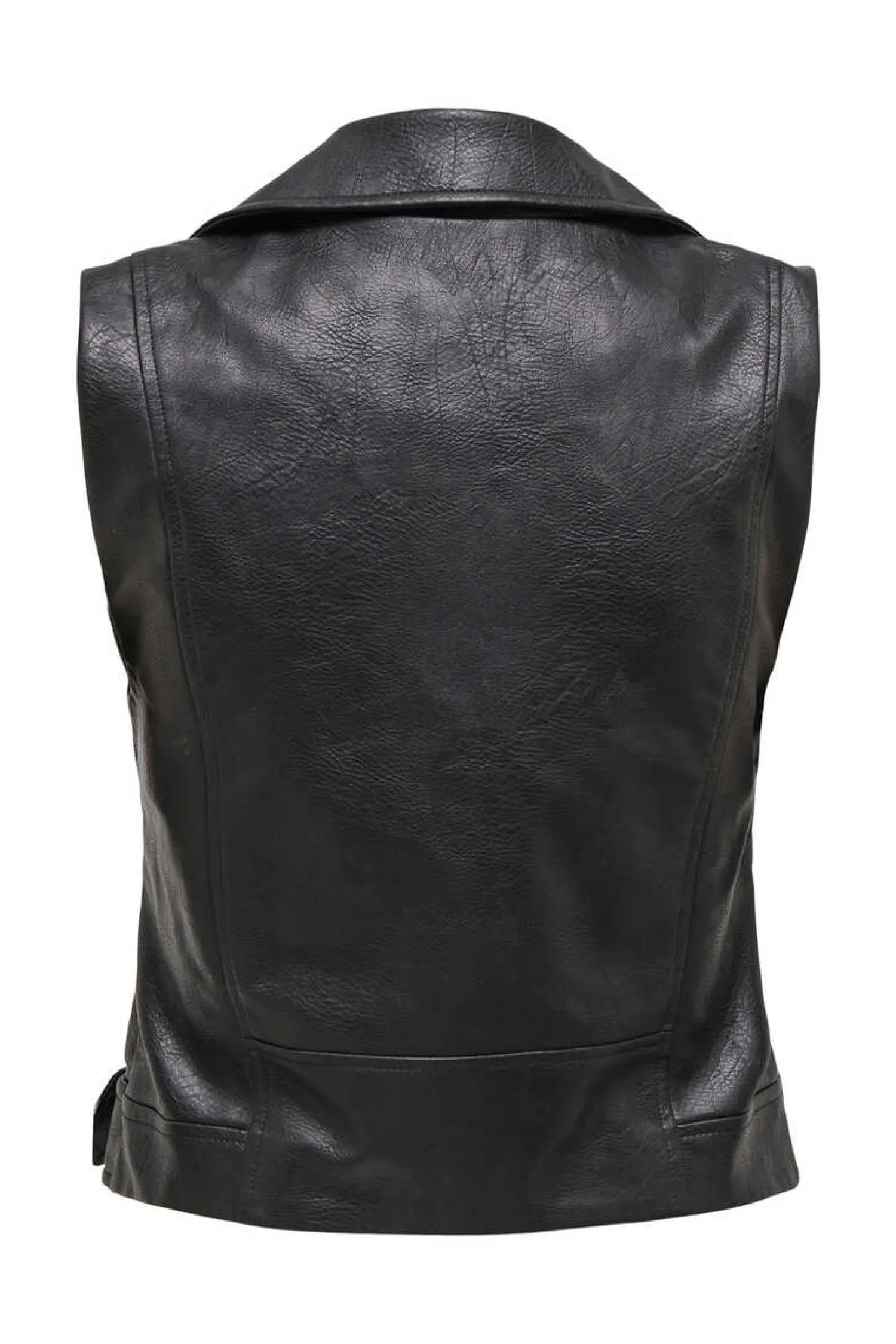 Only Coletes-Camisola De Decote Redondo Mangas Caneladas