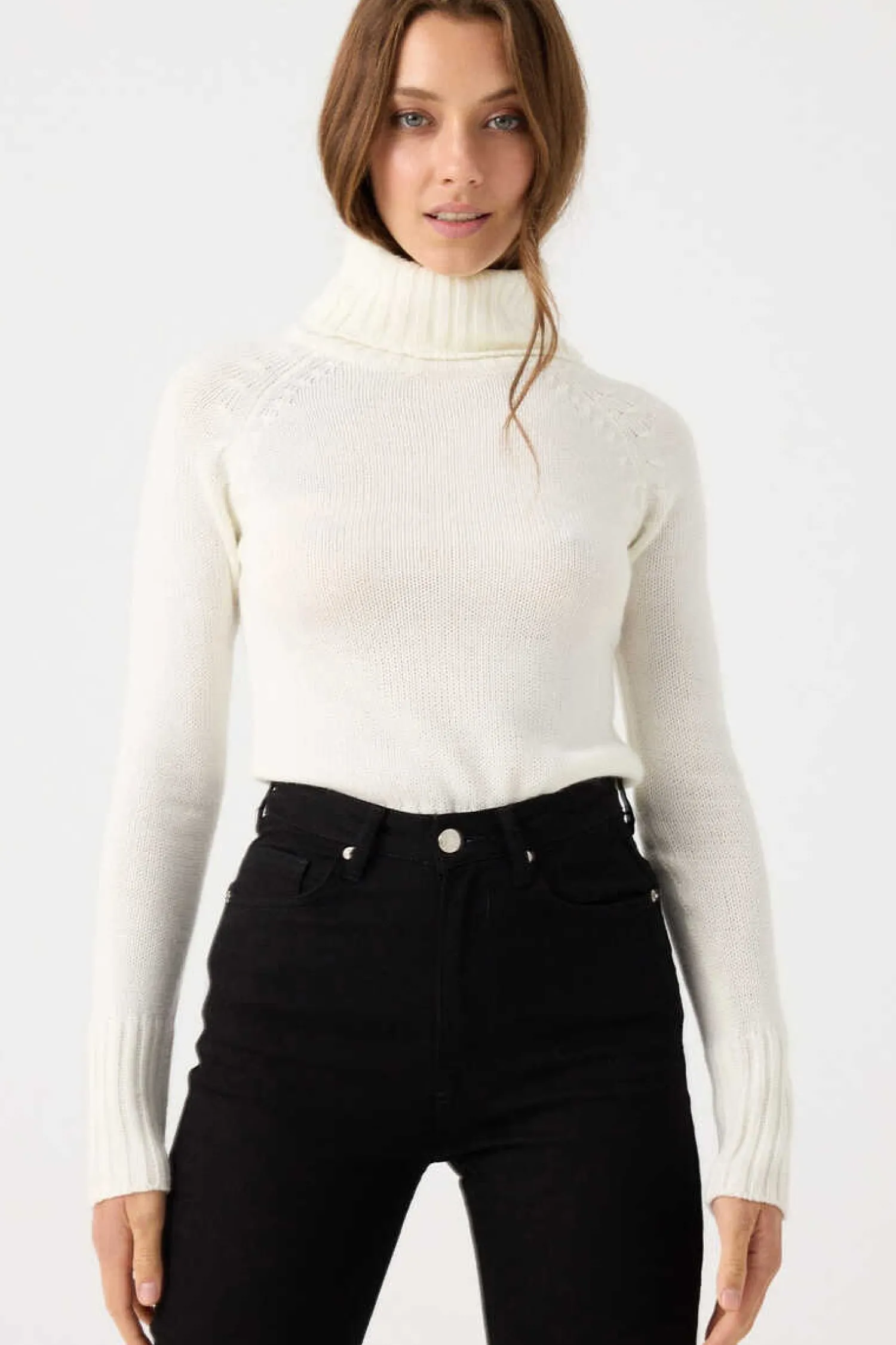 Inside Sueteres E Cardigans-Camisola De Gola Alta