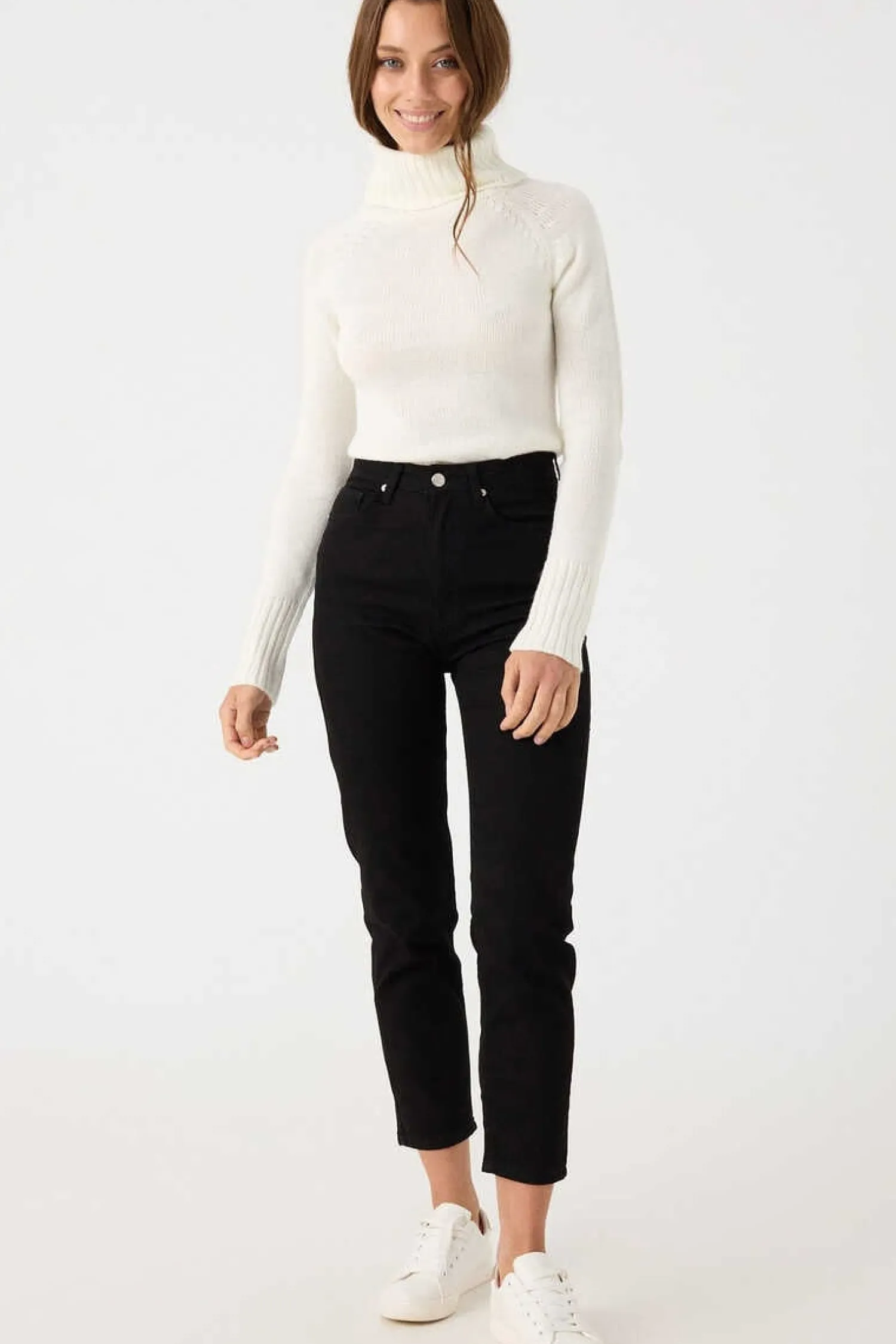 Inside Sueteres E Cardigans-Camisola De Gola Alta