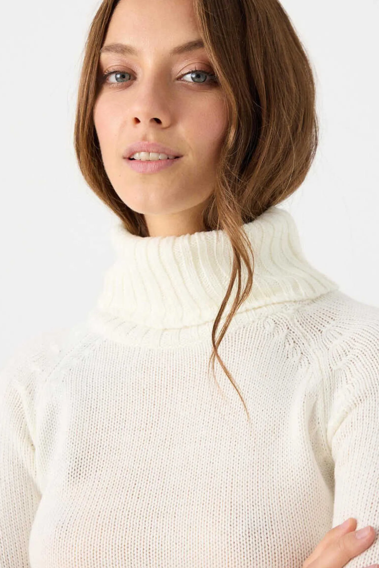 Inside Sueteres E Cardigans-Camisola De Gola Alta