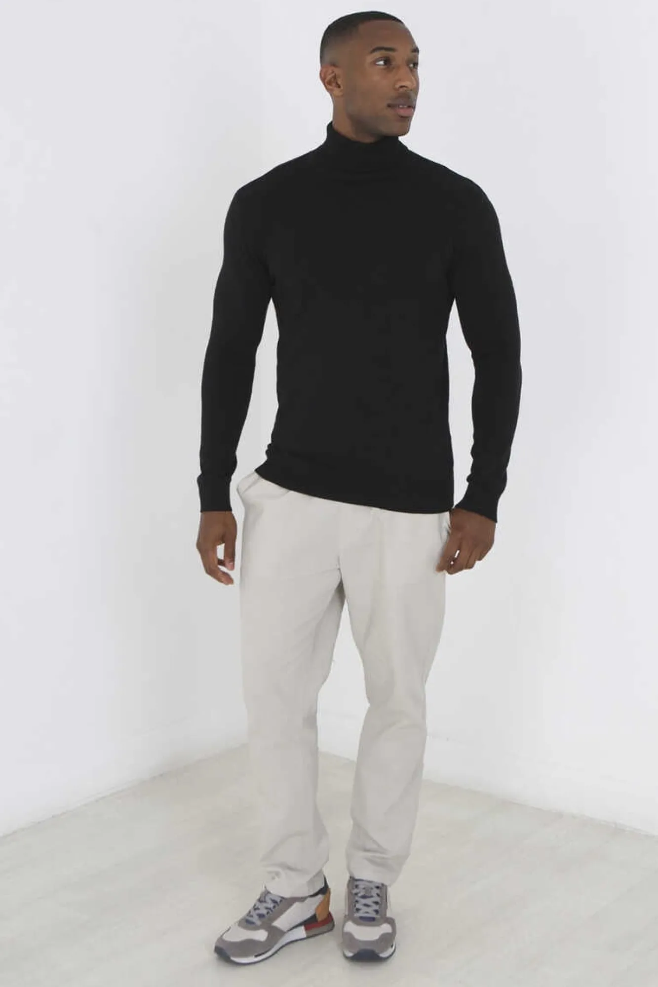 Brave Soul Camisola De Gola Alta Preto Discount