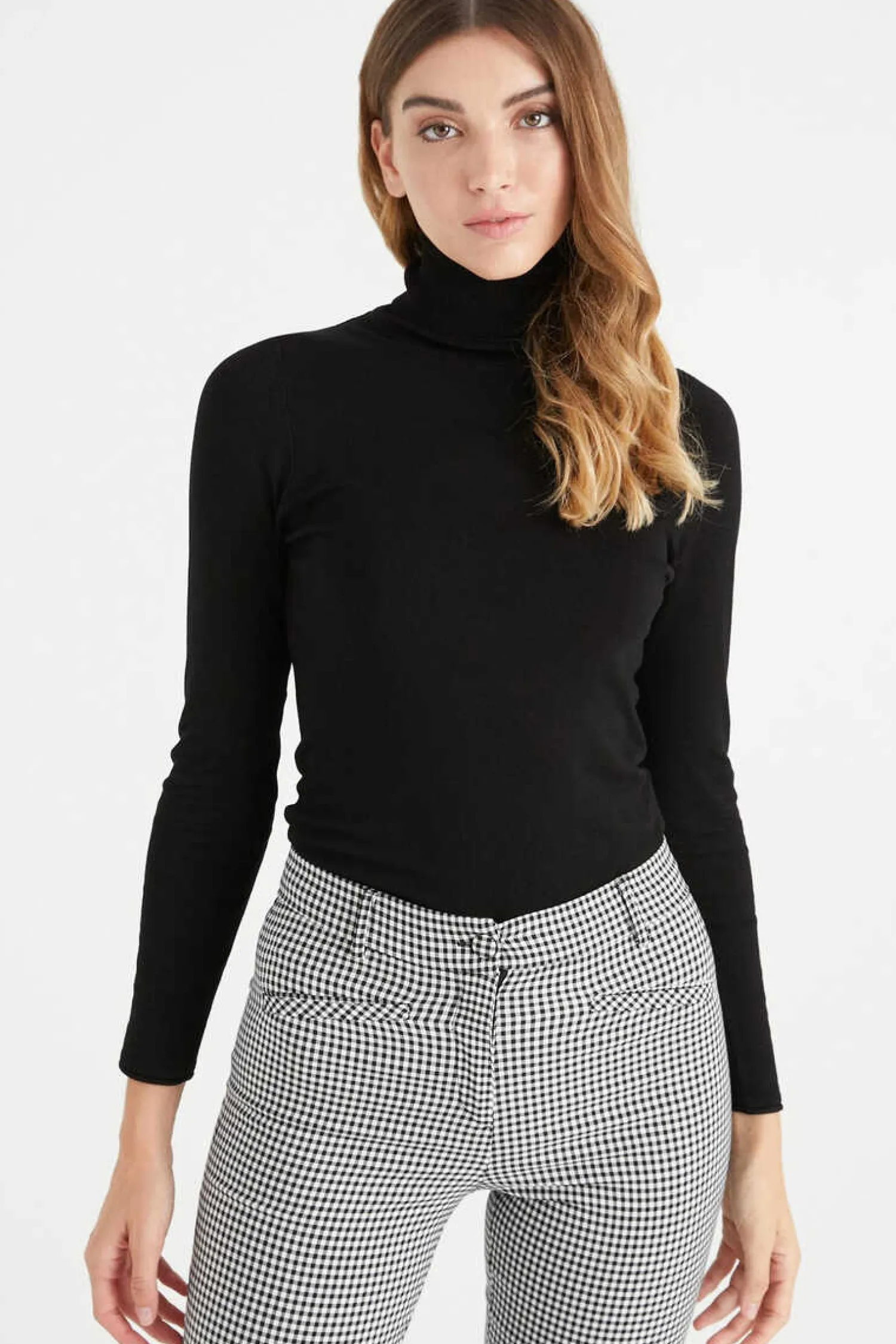 Inside Sueteres E Cardigans-Camisola De Gola Alta