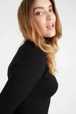 Inside Sueteres E Cardigans-Camisola De Gola Alta