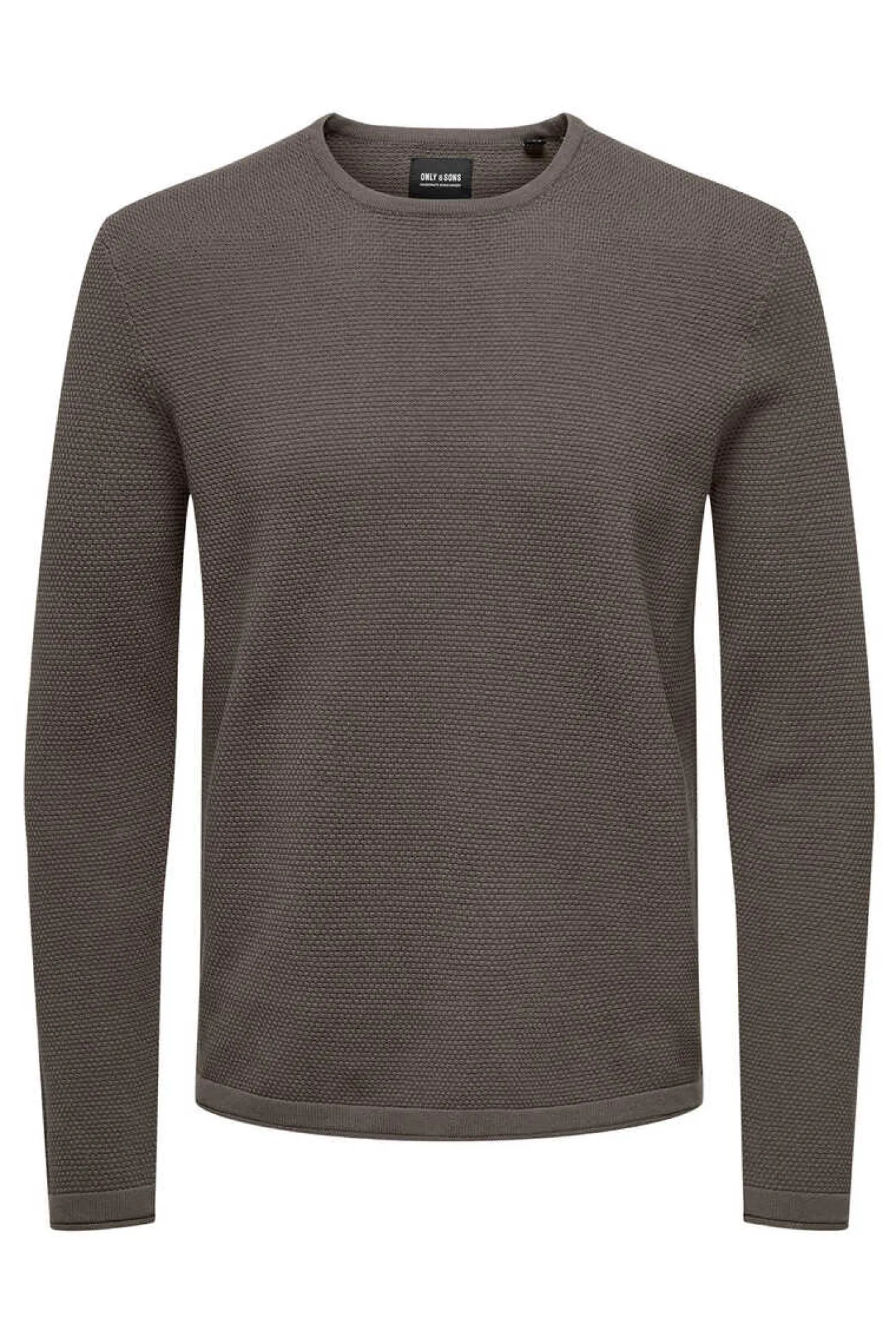Only & Sons Camisola De Gola Caixa Castanho