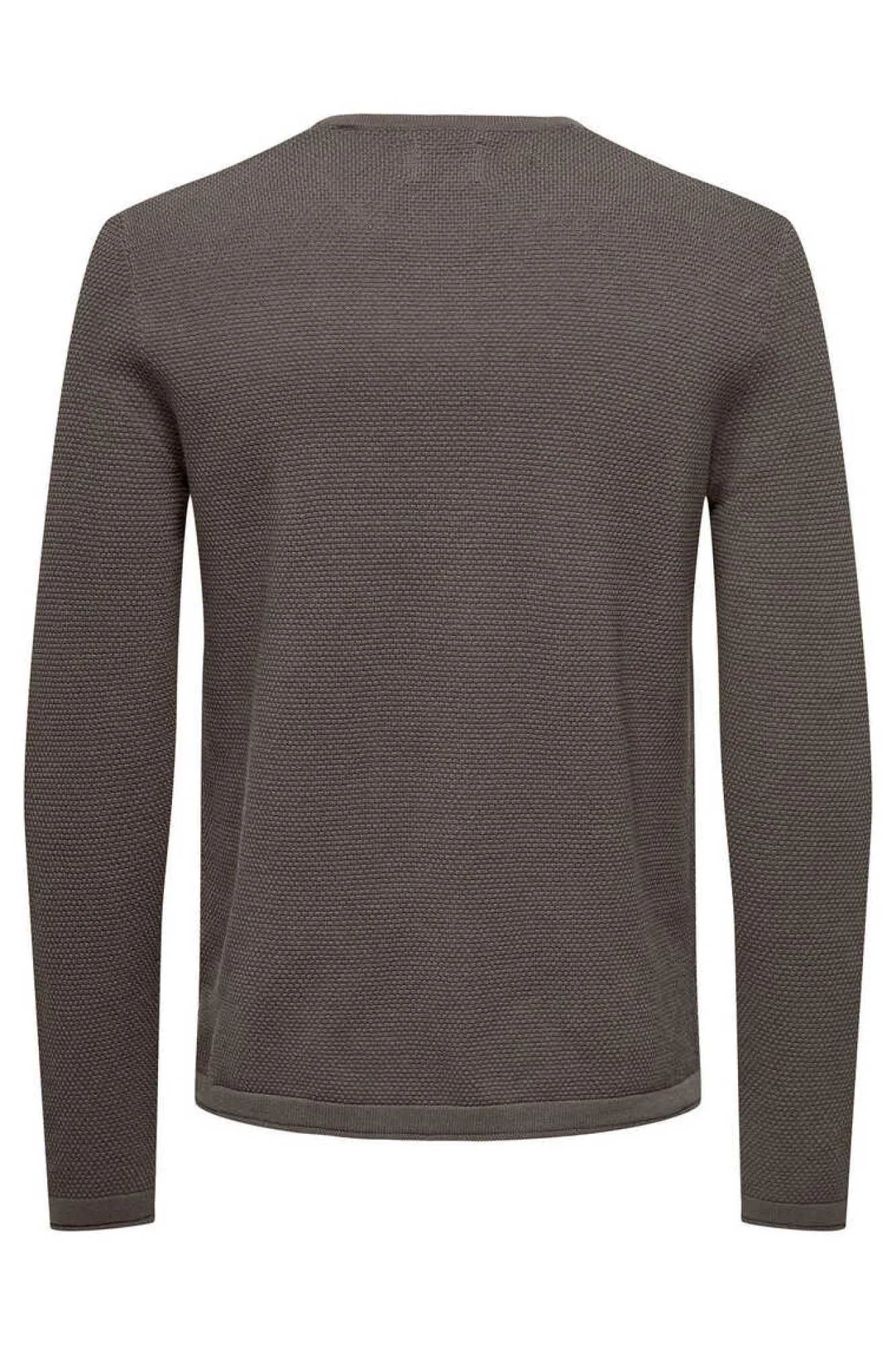 Only & Sons Camisola De Gola Caixa Castanho