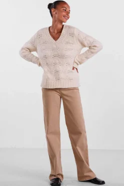 Pieces Sueteres E Cardigans-Camisola De Malha