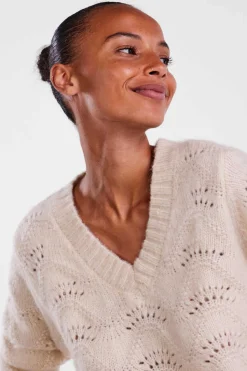 Pieces Sueteres E Cardigans-Camisola De Malha