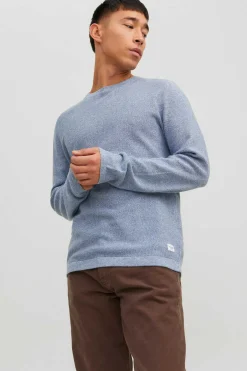 Jack & Jones Camisola De Malha Azulado Hot