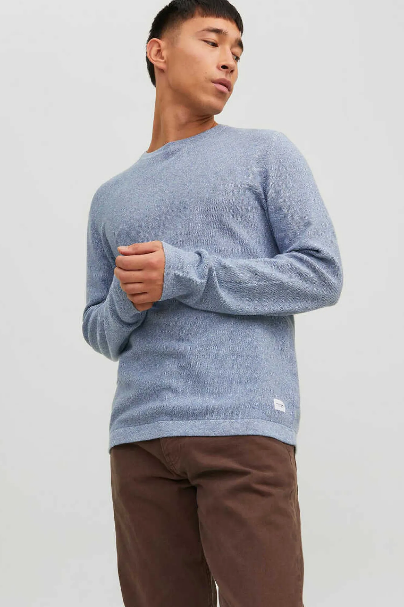 Jack & Jones Camisola De Malha Azulado Hot