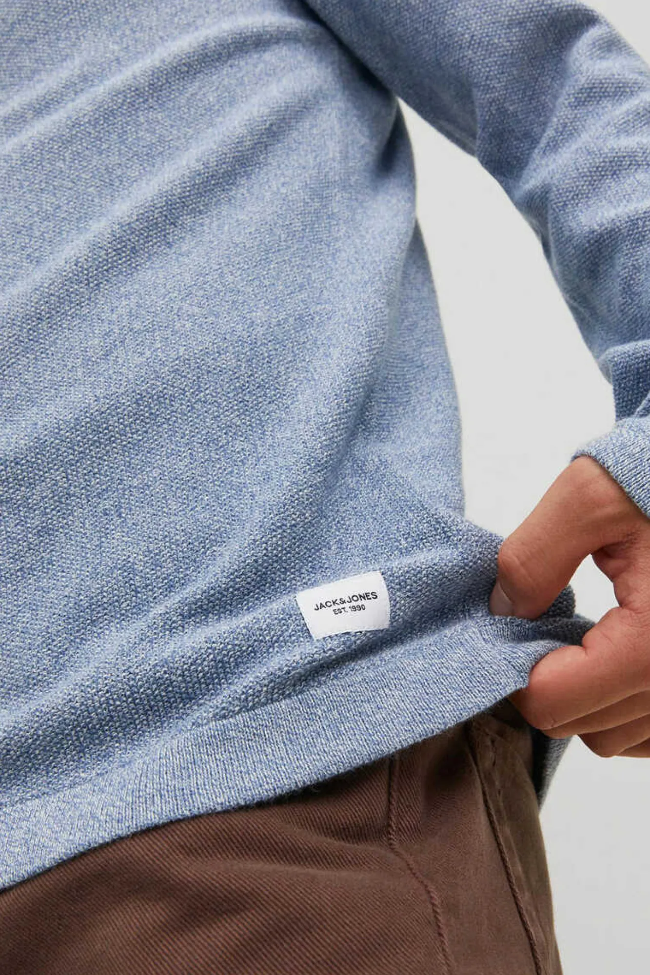 Jack & Jones Camisola De Malha Azulado Hot