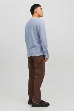 Jack & Jones Camisola De Malha Azulado Hot