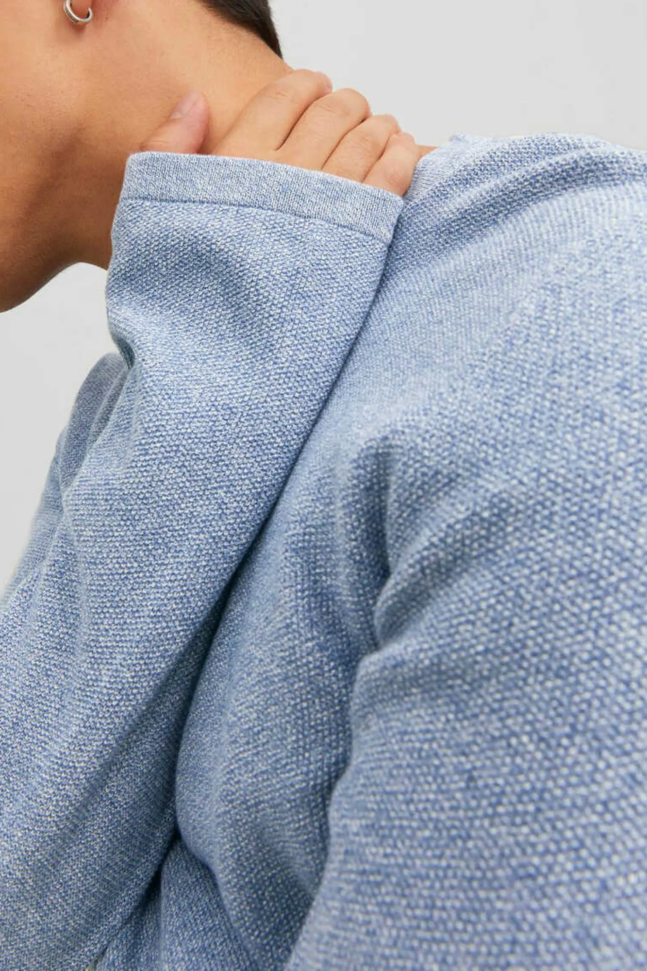 Jack & Jones Camisola De Malha Azulado Hot