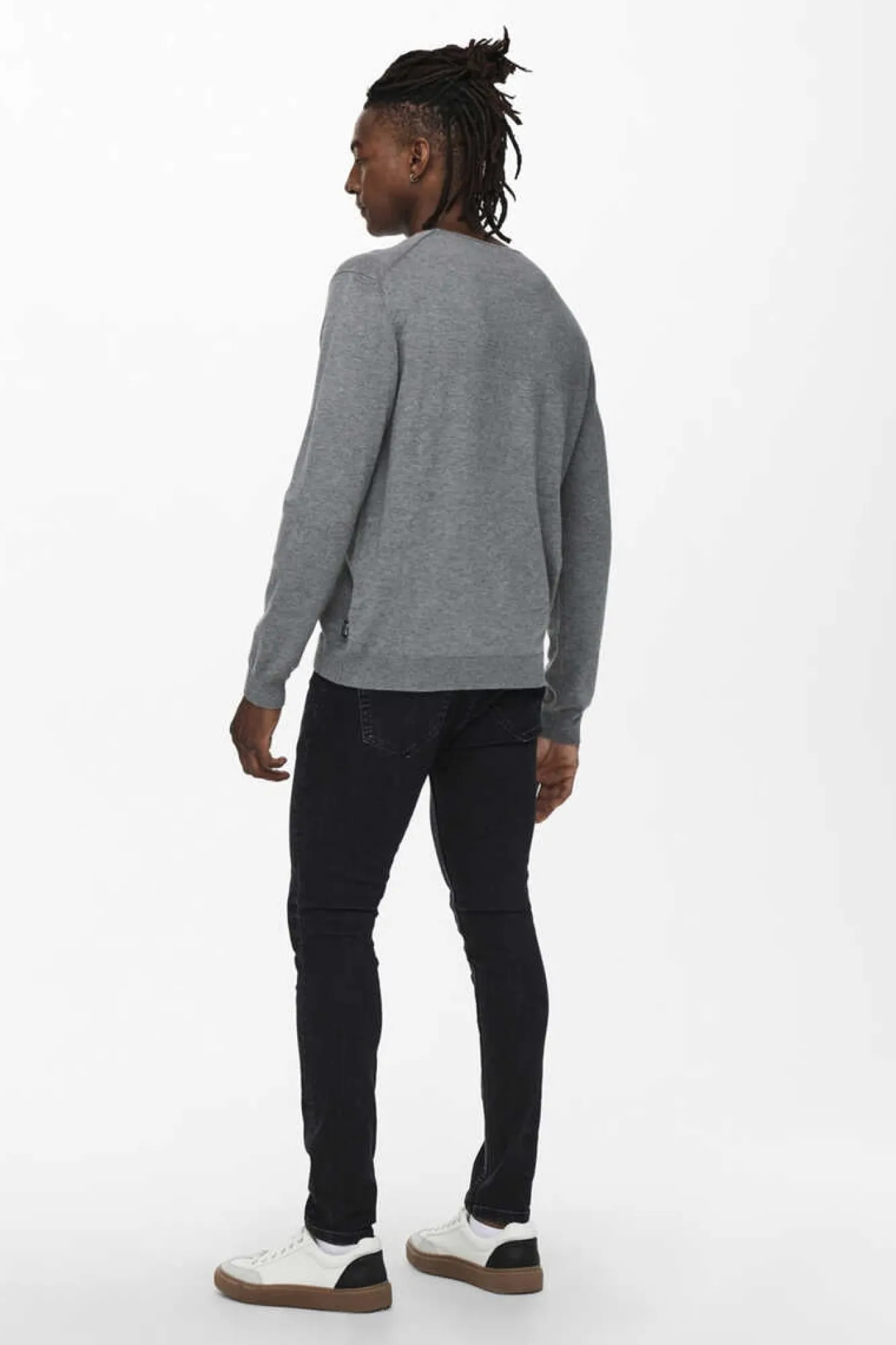 Only & Sons Camisola De Malha Cinza Sale